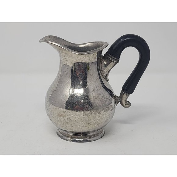 Vintage Gerhardi&Co Creamer 1574 1 Silver Plated‎ Creamer With Rubber Handle - Picture 1 of 10